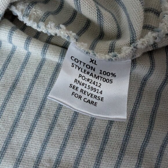 NWOT Amalli Talli cream/blue top, XL Tall - Picture 6 of 8